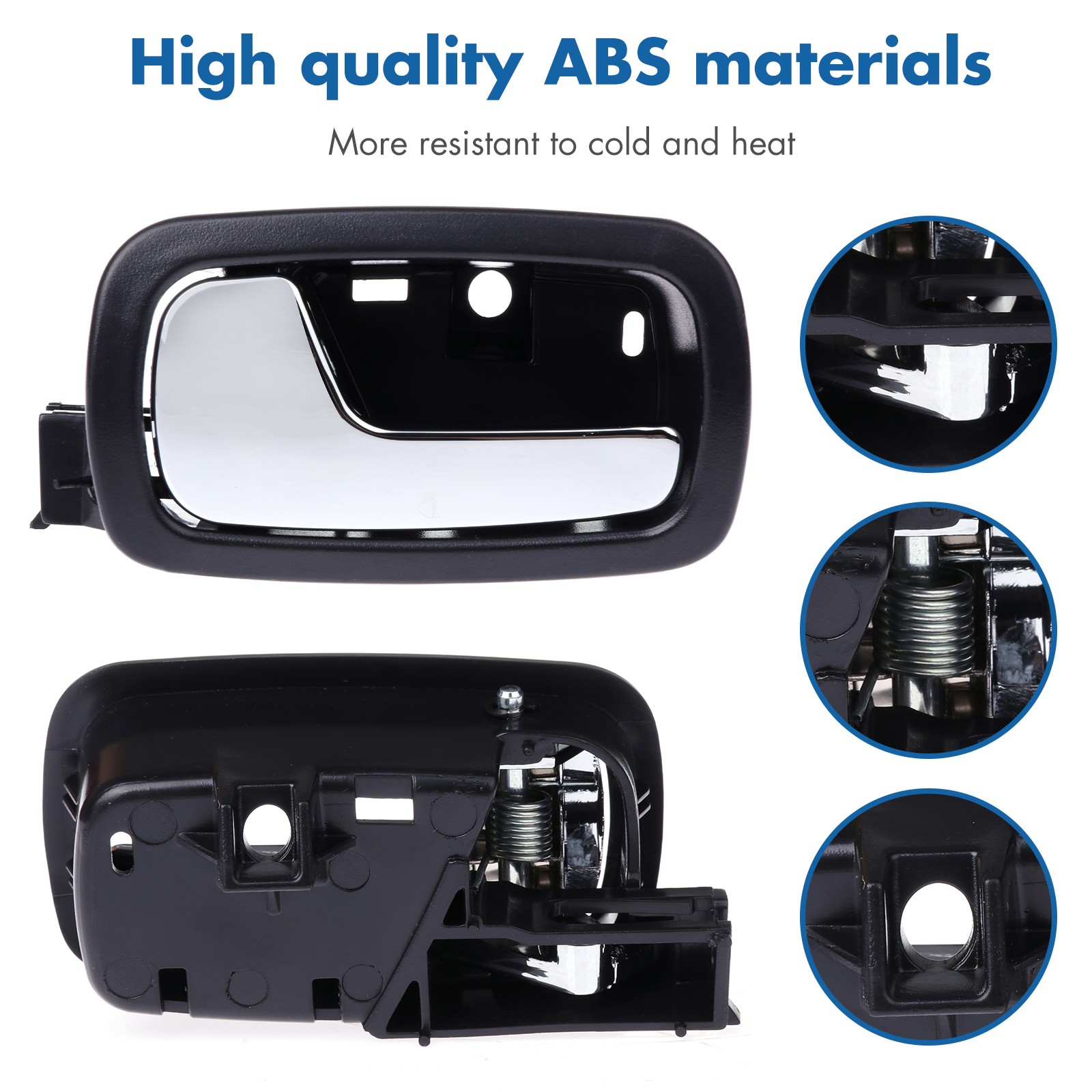 Door Handle Front Inside Black Driver for 07-10 Chevy COBALT PONTIAC G5