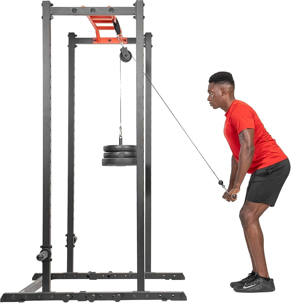 Quick-Install Lat Pull Down Attachment for power cages - Fitness Upgrade