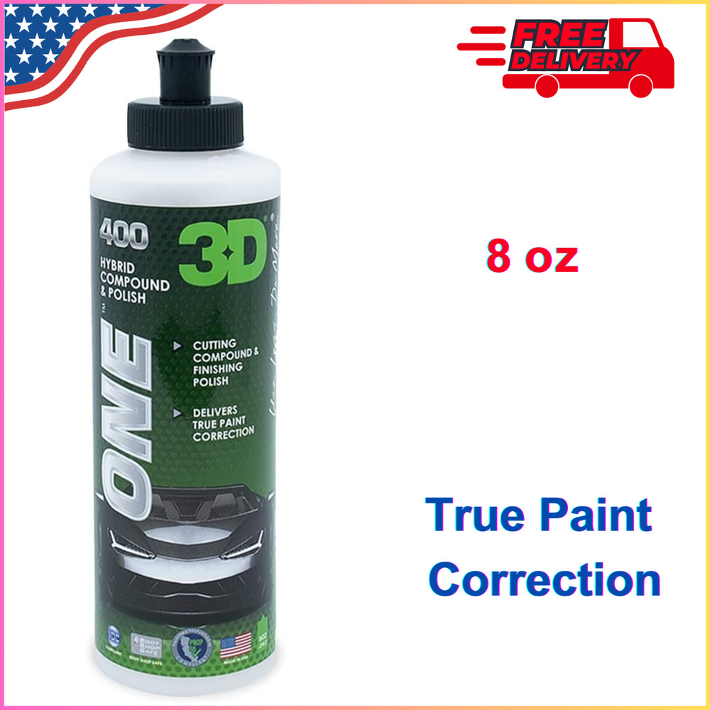 3D One Car Scratch & Swirl Remover Rubbing Compound And Polish Buffing Compound