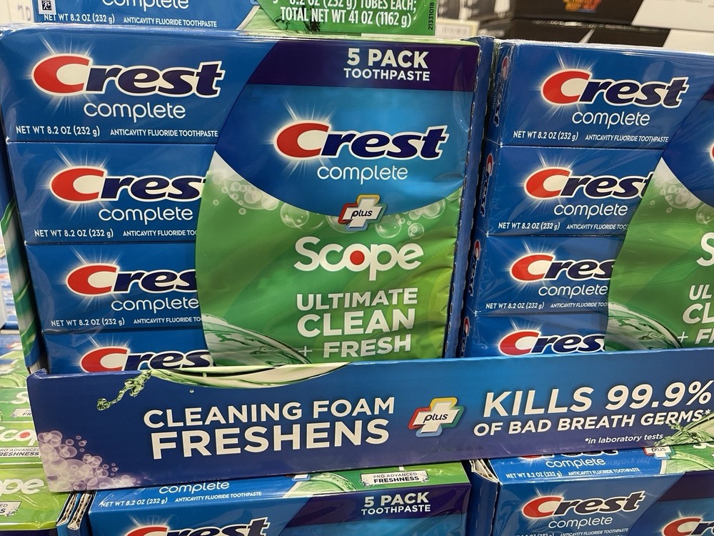 Crest Complete Plus Scope Ultimate Clean Fresh Fluoride Toothpaste 5 Pack