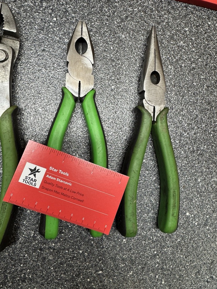 Cornwell 5 Pc. Multi-Purpose Pliers Set - Neon Green CPL303NG