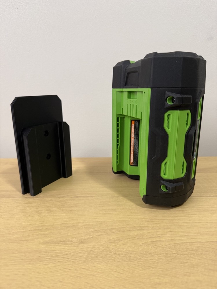 Ego Battery Wall Mount Holder (4 Pack) PETG Plastic (Includes Hardware)
