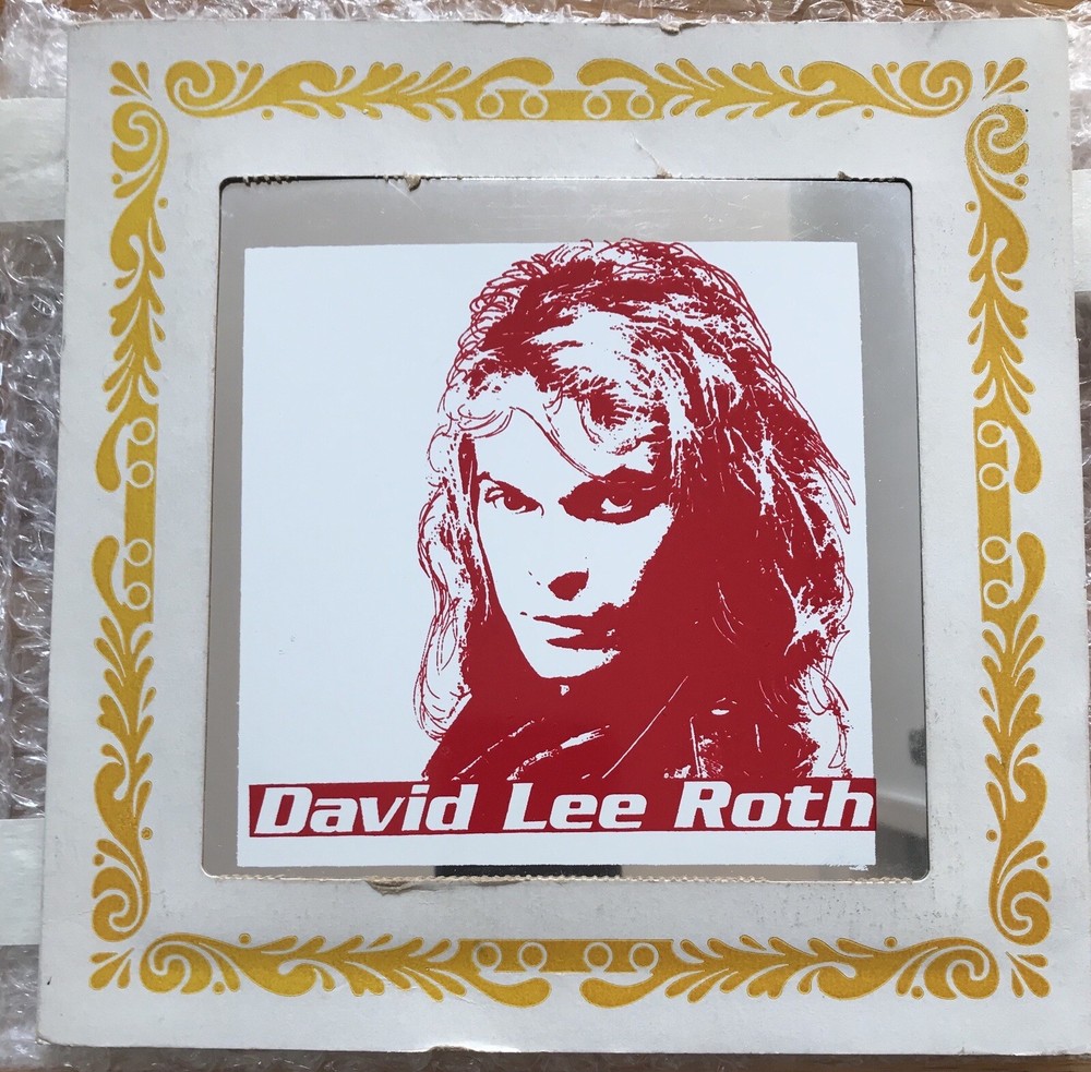VAN HALEN VINTAGE ORIGINAL 80s DAVID LEE ROTH CARNIVAL MIRROR PRIZE