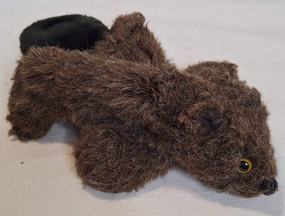 Furry Folk Beaver Hand Puppet 12"