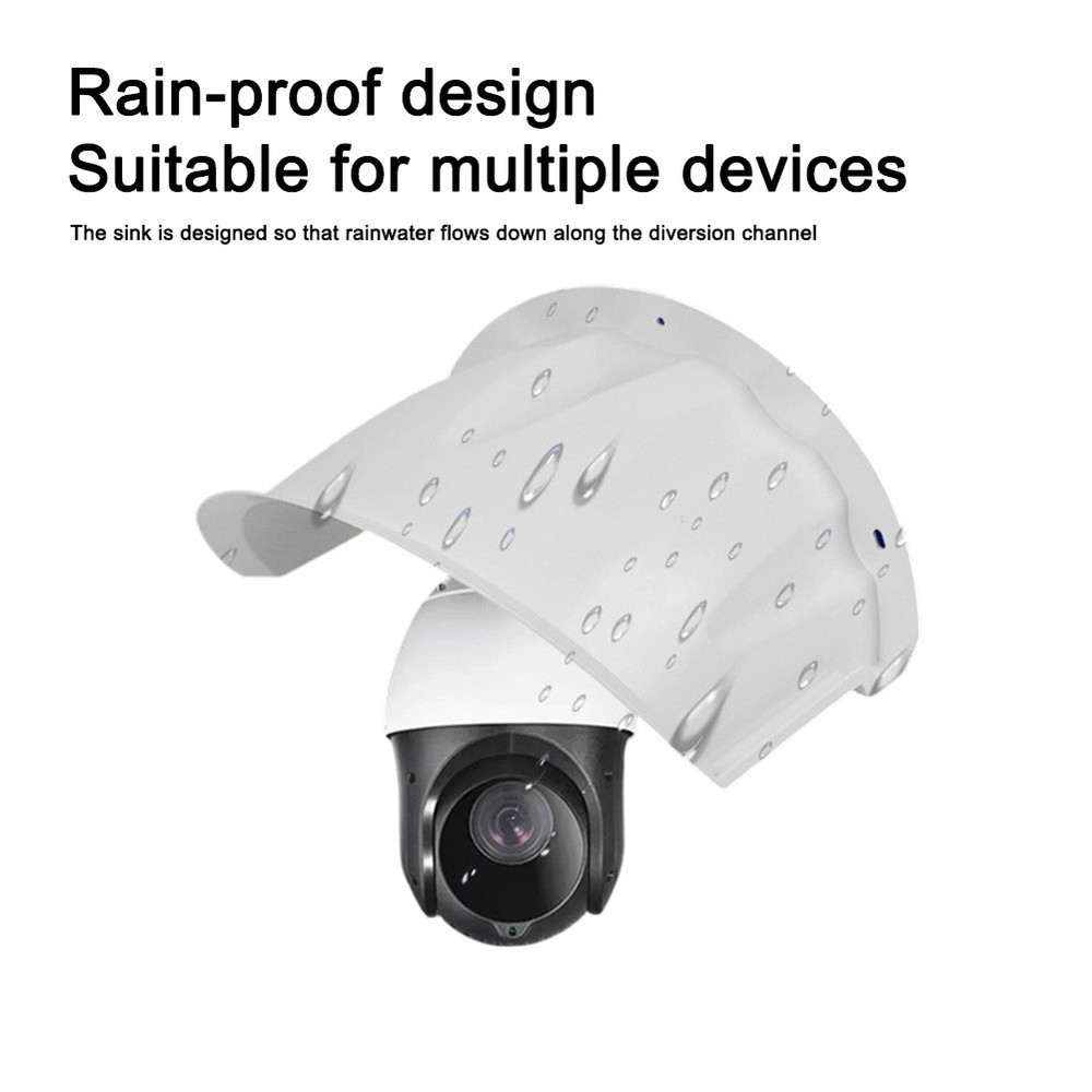 Outdoor Security Camera Protective Cover Dustproof Rain and Sun Shield
