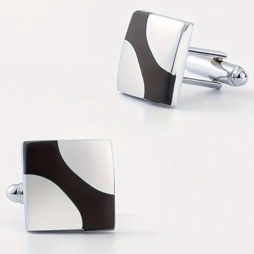 Black Enamel Cufflinks
