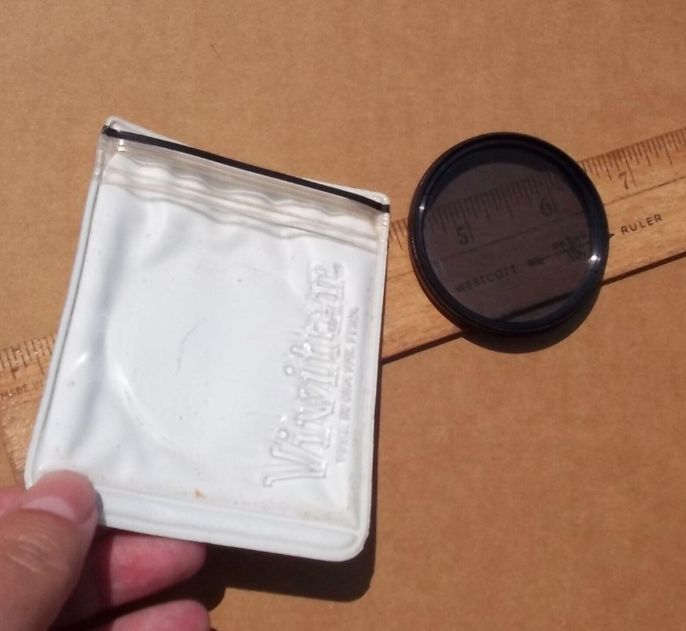 VIVITAR 52MM POLARIZING FILTER, JAPAN