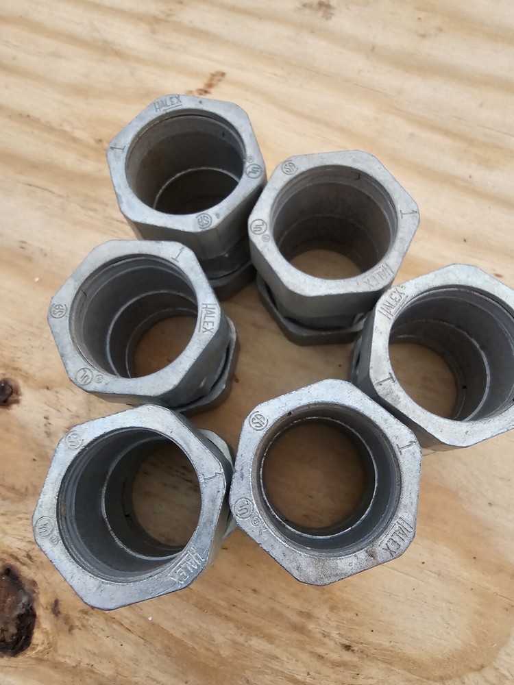 6 Halex Rigid Conduit Compression Coupling 1-Inch