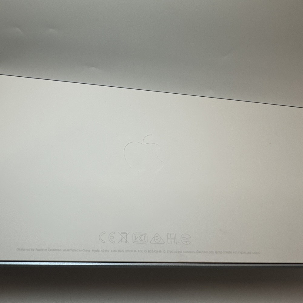 Apple Magic Keyboard with Touch ID Model A2449 Blue Frame White Keys