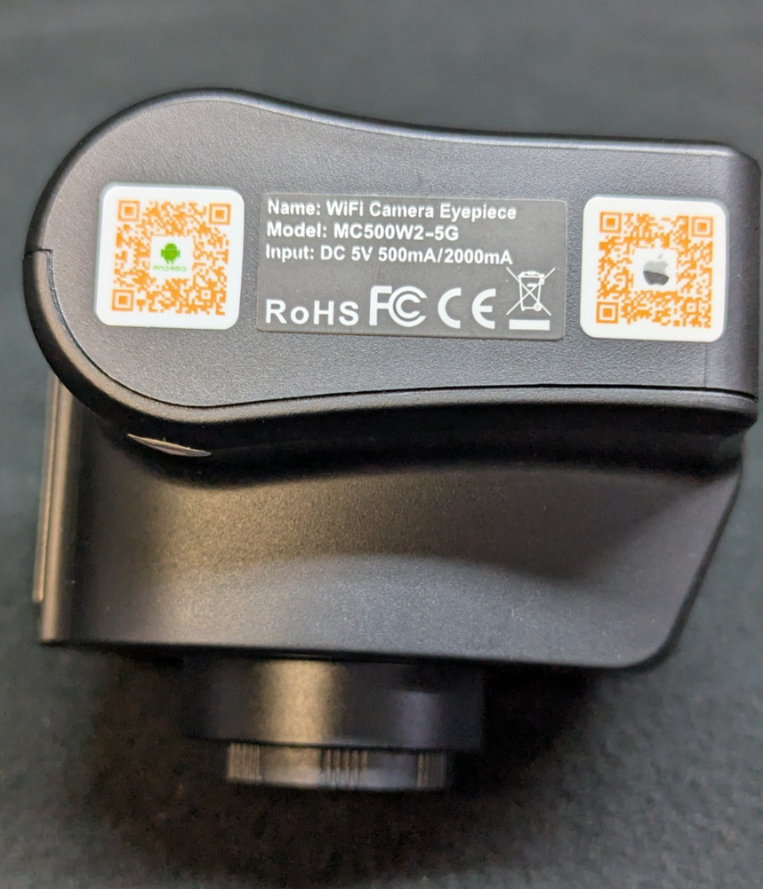 ProScope 5MP Microscope Camera - USB Imaging for Vernier Labs - Tested