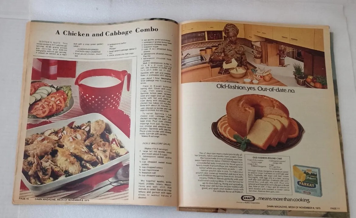 Lot of 2 - Dawn Magazine Supplement to African American Newspaper Nov 1975