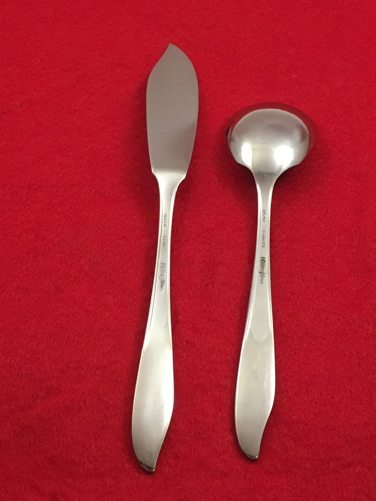 WELLINGWARE Stainless Japan Sugar Spoon & Master Butter Knife Flatware