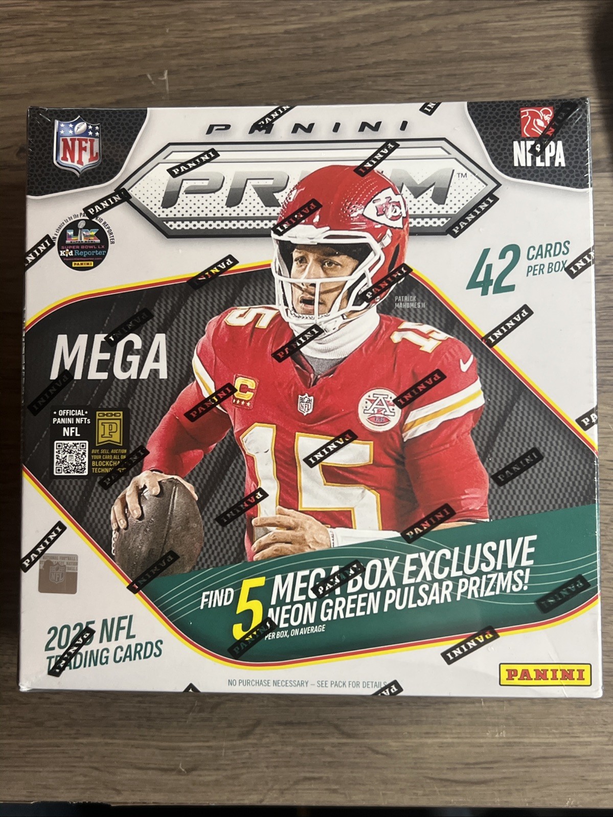 2025 Panini Prizm Football Mega Box Factory Sealed