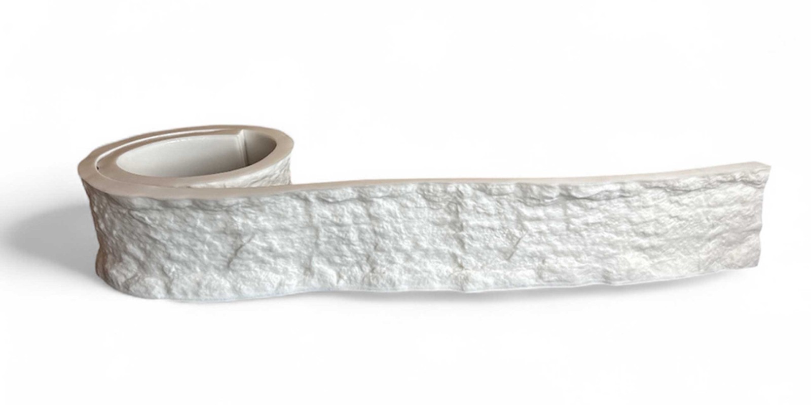 Chiseled Edge Concrete Step Form Liner, 8’L x 7.5”W x 1.5”D