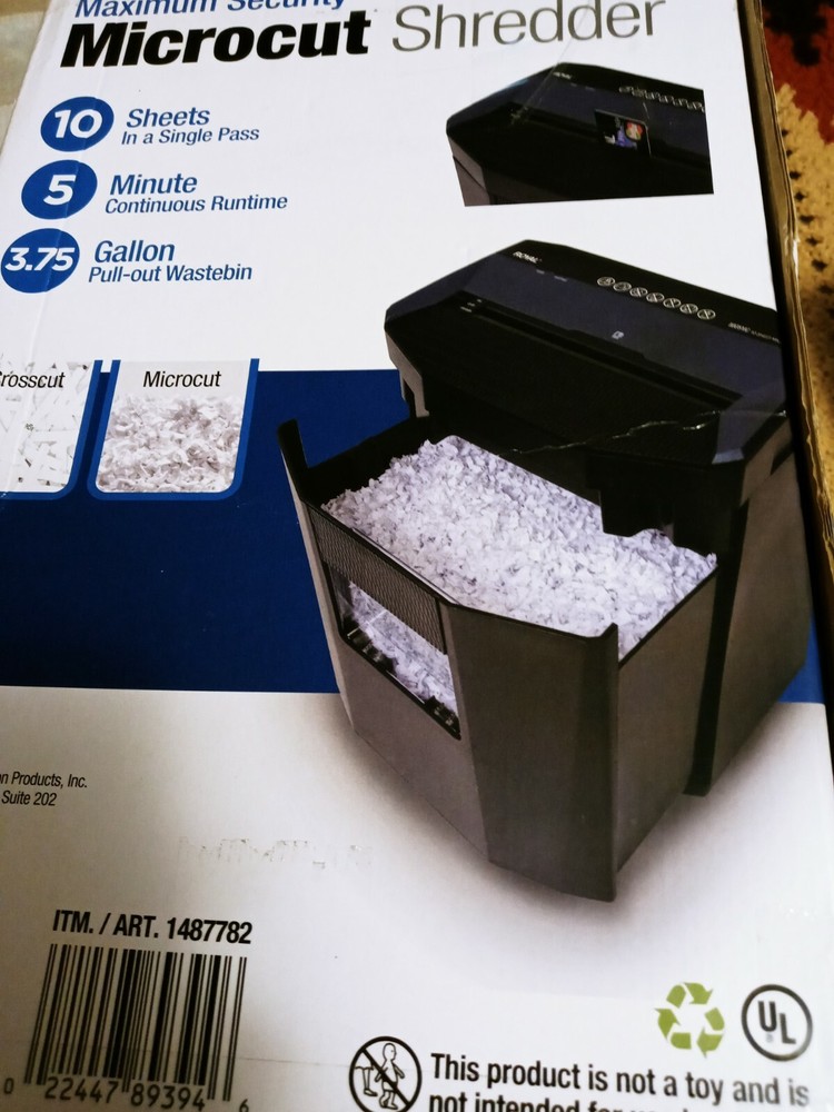 Royal Maximum Security Microcut Shredder