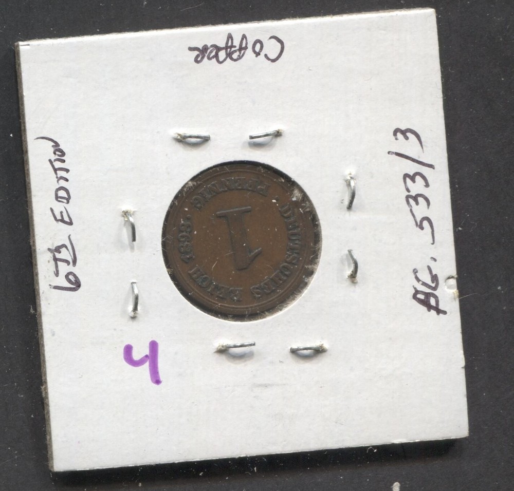1898(E)- Germany- Pfenning- VF