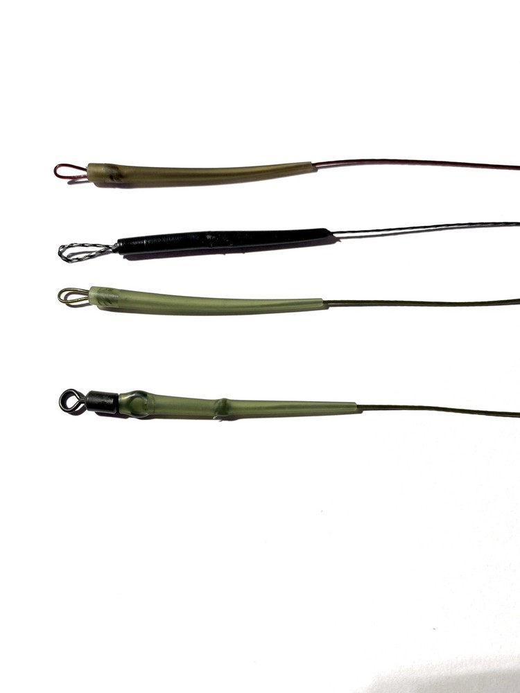 5 x Slip D rigs. custom made carp rigs