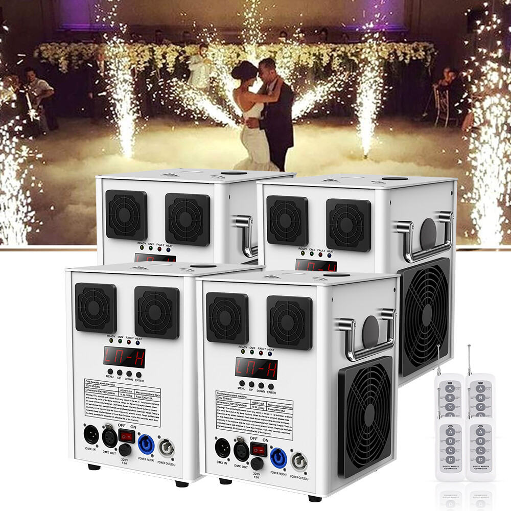 700W Large Cold Spark Firework Machine DMX Special Effect Wedding Sparkle Light