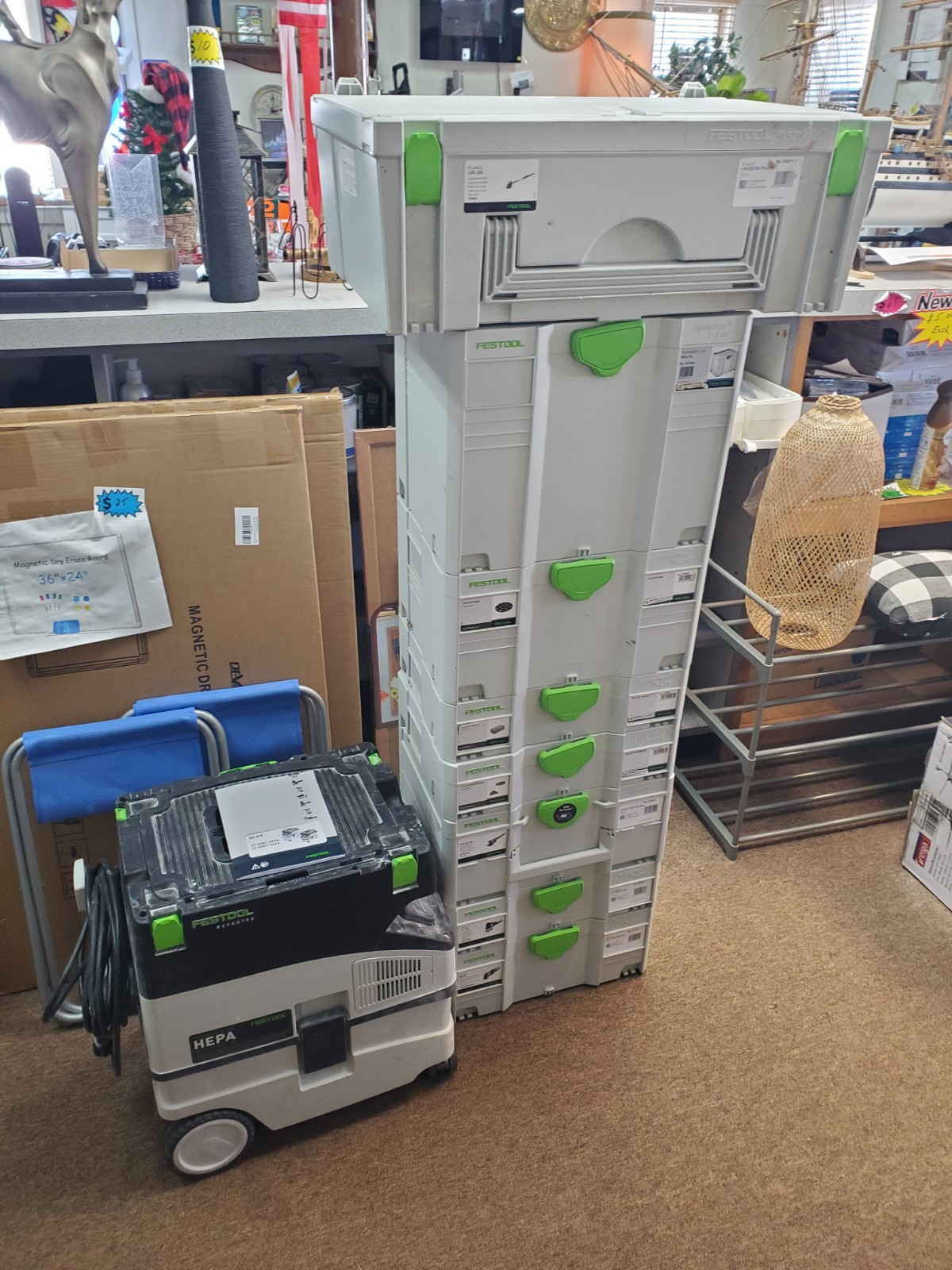 Festool CT MIDI I HEPA Dust Extractor with accessories.
