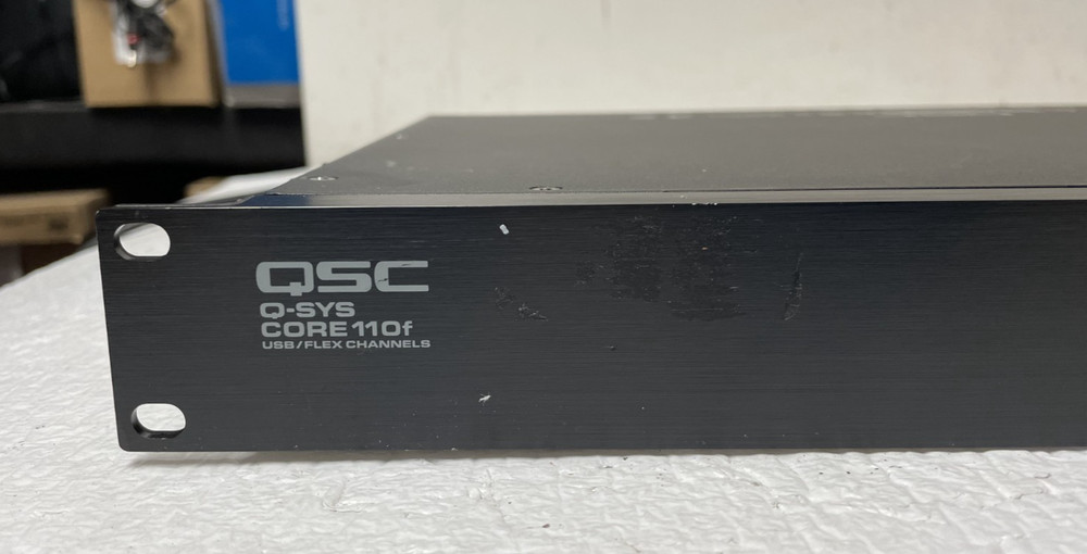 QSC Q-Sys Core110F Network Audio Processor