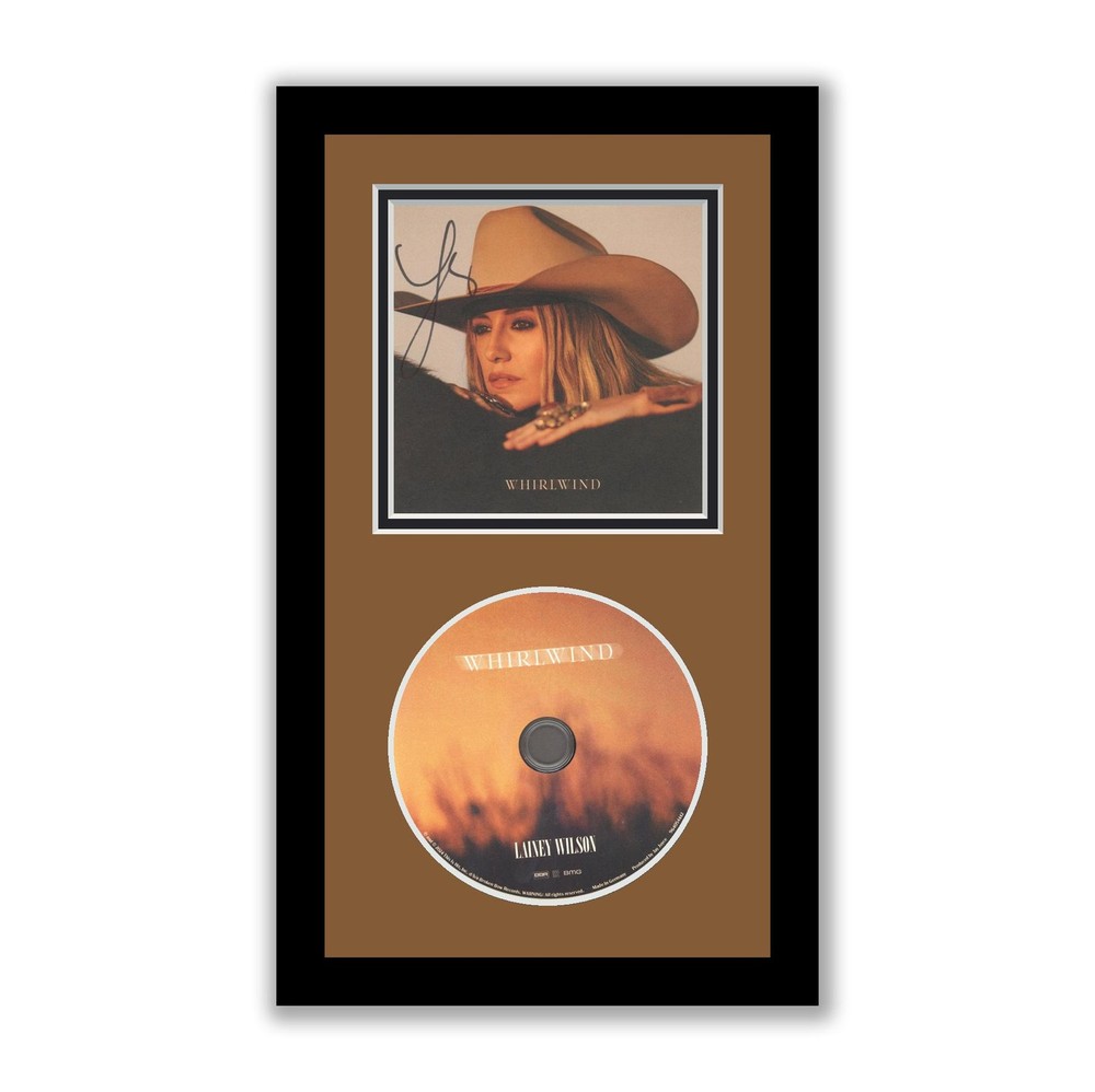 Lainey Wilson Autographed Signed Framed CD Whirlwind ACOA
