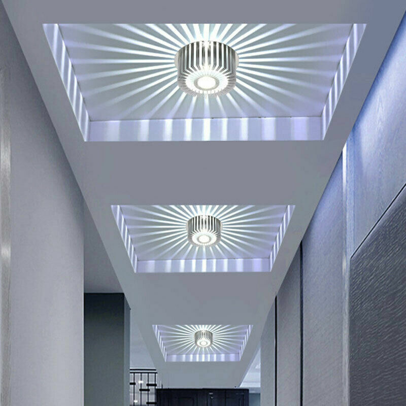3W Modern LED Wall Ceiling Light Sconce Warm White Lighting Decor Lamp