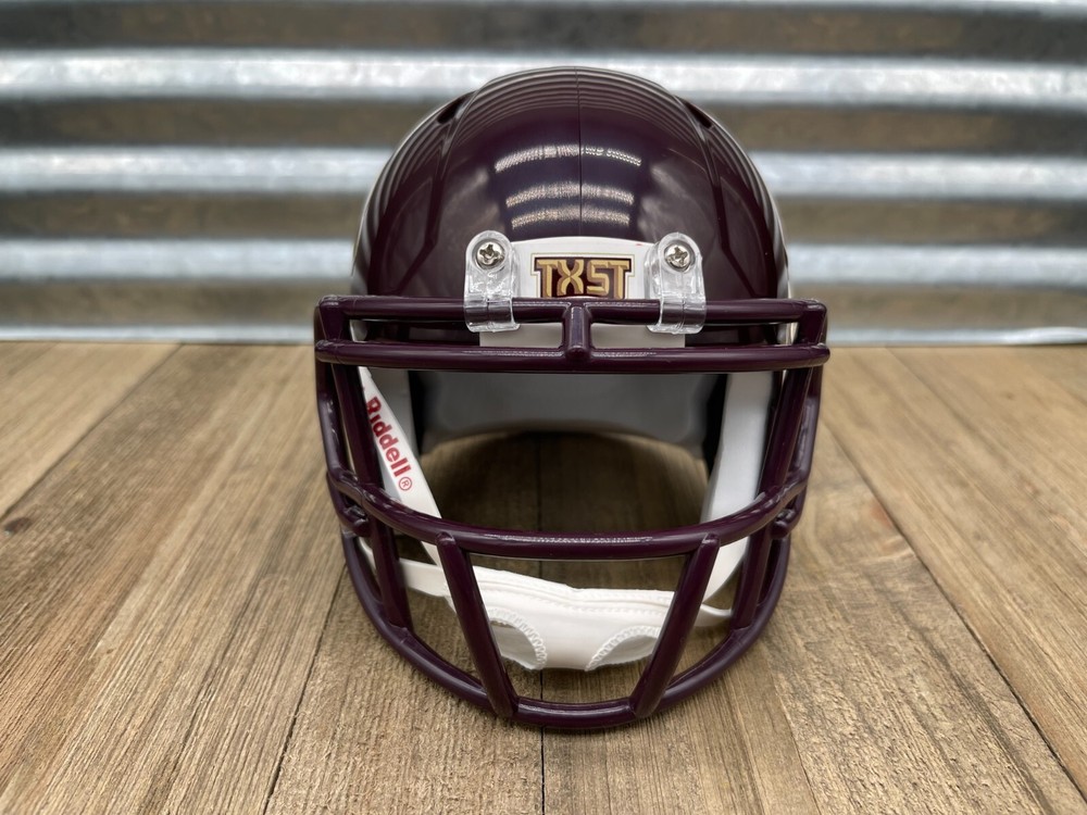 Custom Texas State Bobcats Speed Mini Helmet