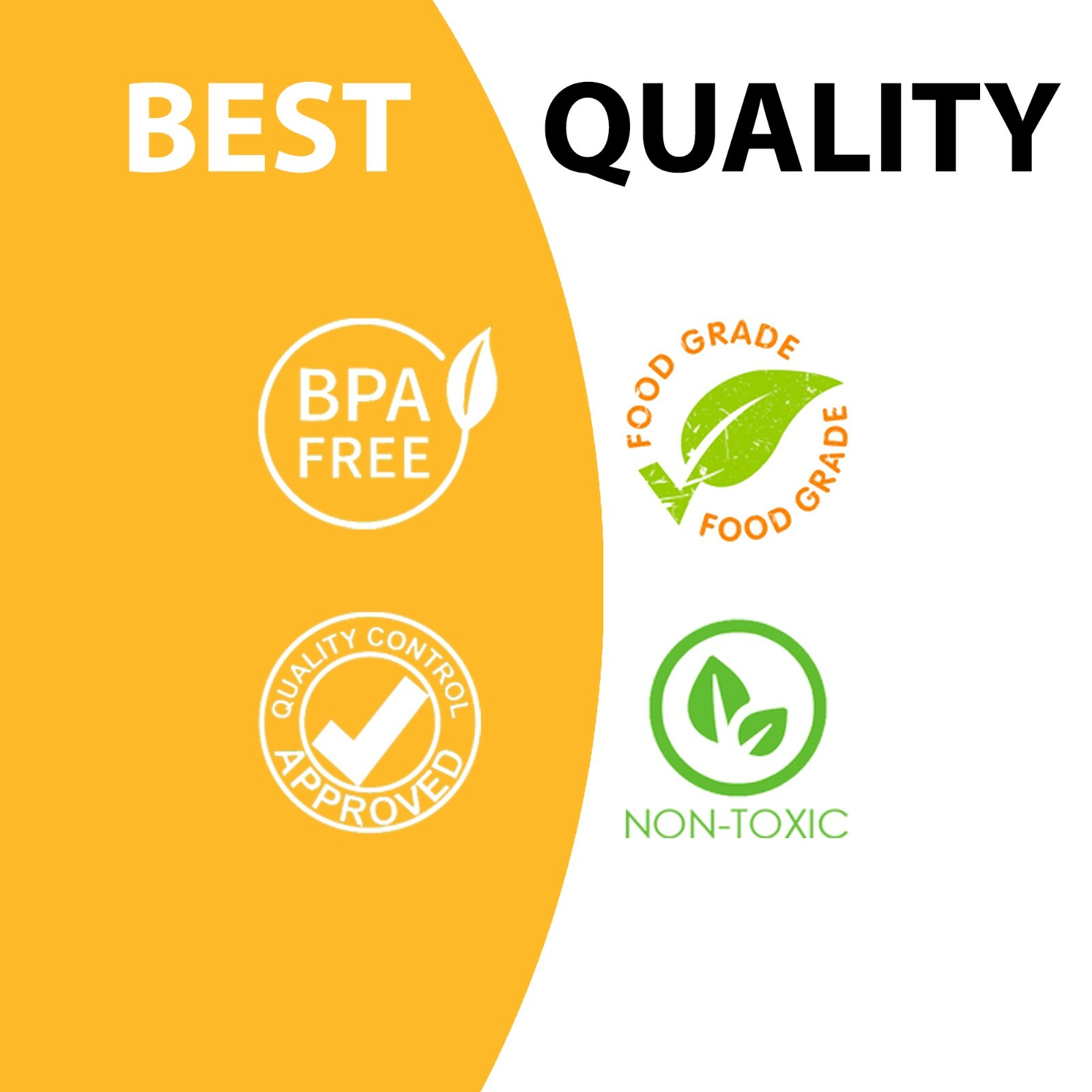 SeaTurtle Reusable Silicone Straws - 10 Pack - /w Cotton Bag and Cleaning Brush