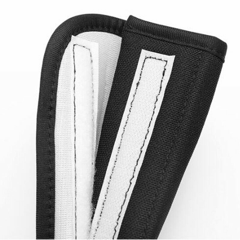 2PCS Universal Seat Belt Cover Soft Shoulder Pad Strap Protector Car Truck Black