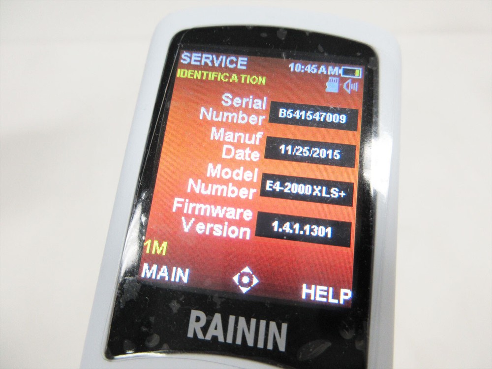 RAININ E4-2000XLS+ E4 ELECTRONIC SINGLE CHANNEL PIPETTE LTS L-2000 XLS 2 mL E4