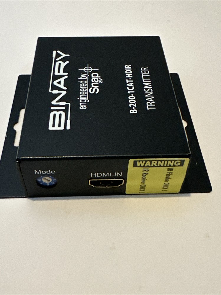 Binary B-200-1CAT-HDIR Transmitter Only Engineered by Snap AV 91423