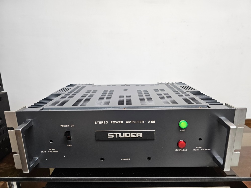 Studer A-68 Power Amp Serviced Good Condition