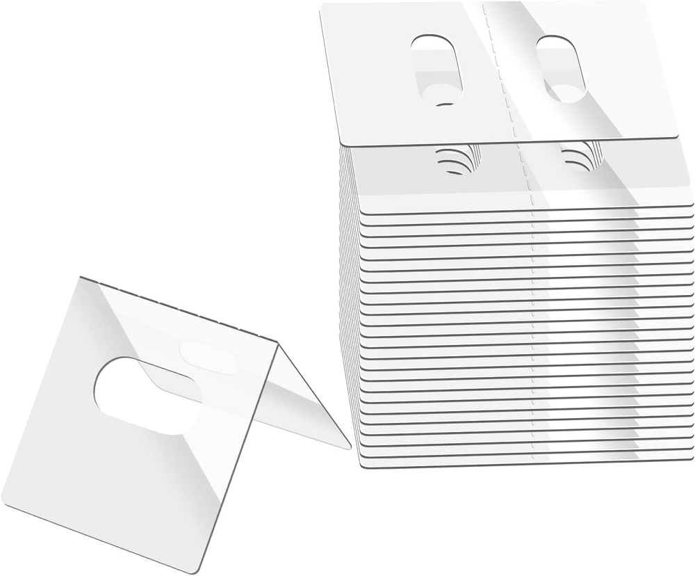 25 Sets Clear Vertical Blind Repair Tabs Replacement - Vertical Blinds Tabs/Blin
