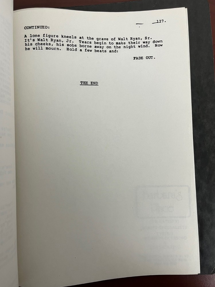 Scarce original DIAL TONE Script Screenplay David S. Ward William Floyd 1985