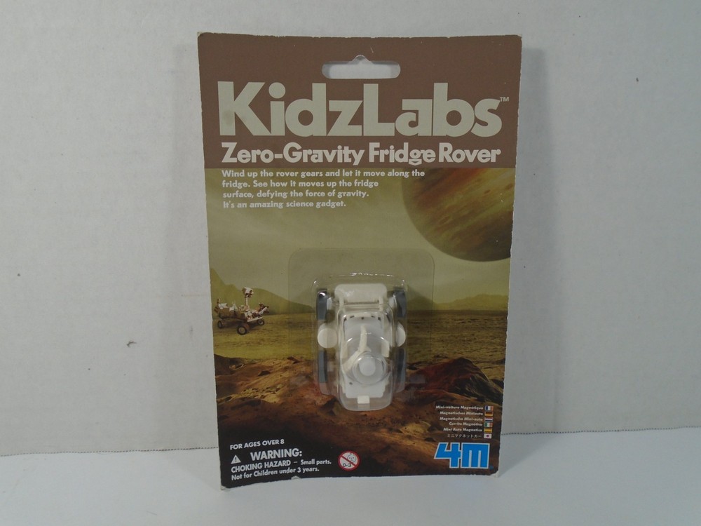 TOYSMITH--4M KIDZLABS--ZERO GRAVITY FRIDGE ROVER (NEW)