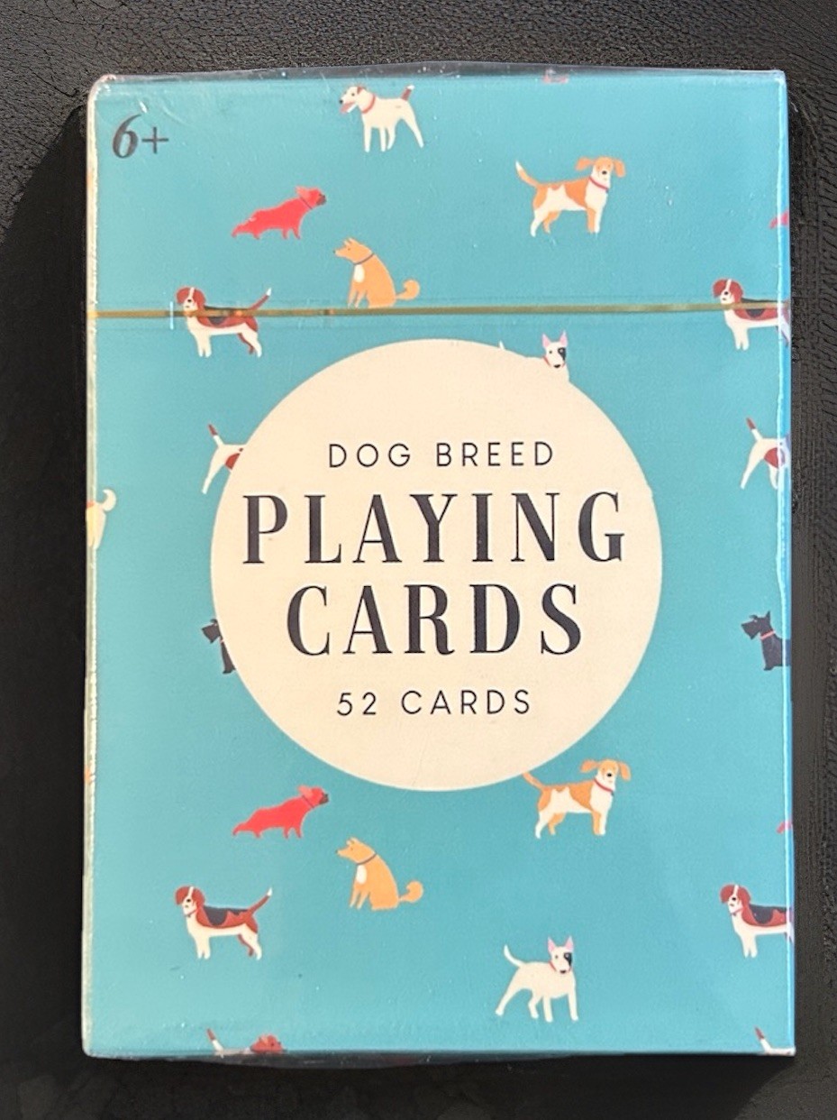 Dog Breeds Playing Cards Deck Of 52 New / Sealed