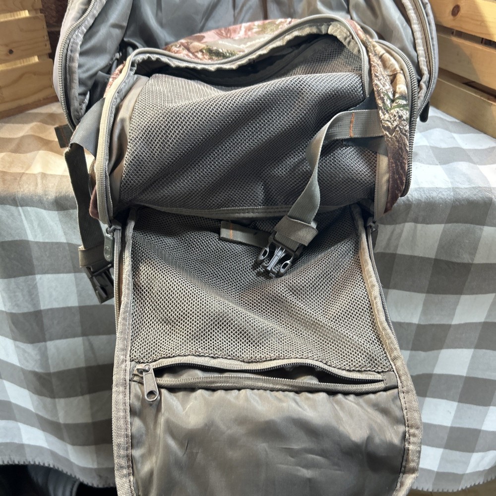 Field & Stream brown camo large durable outdoor backpack Polyester Multi pockets