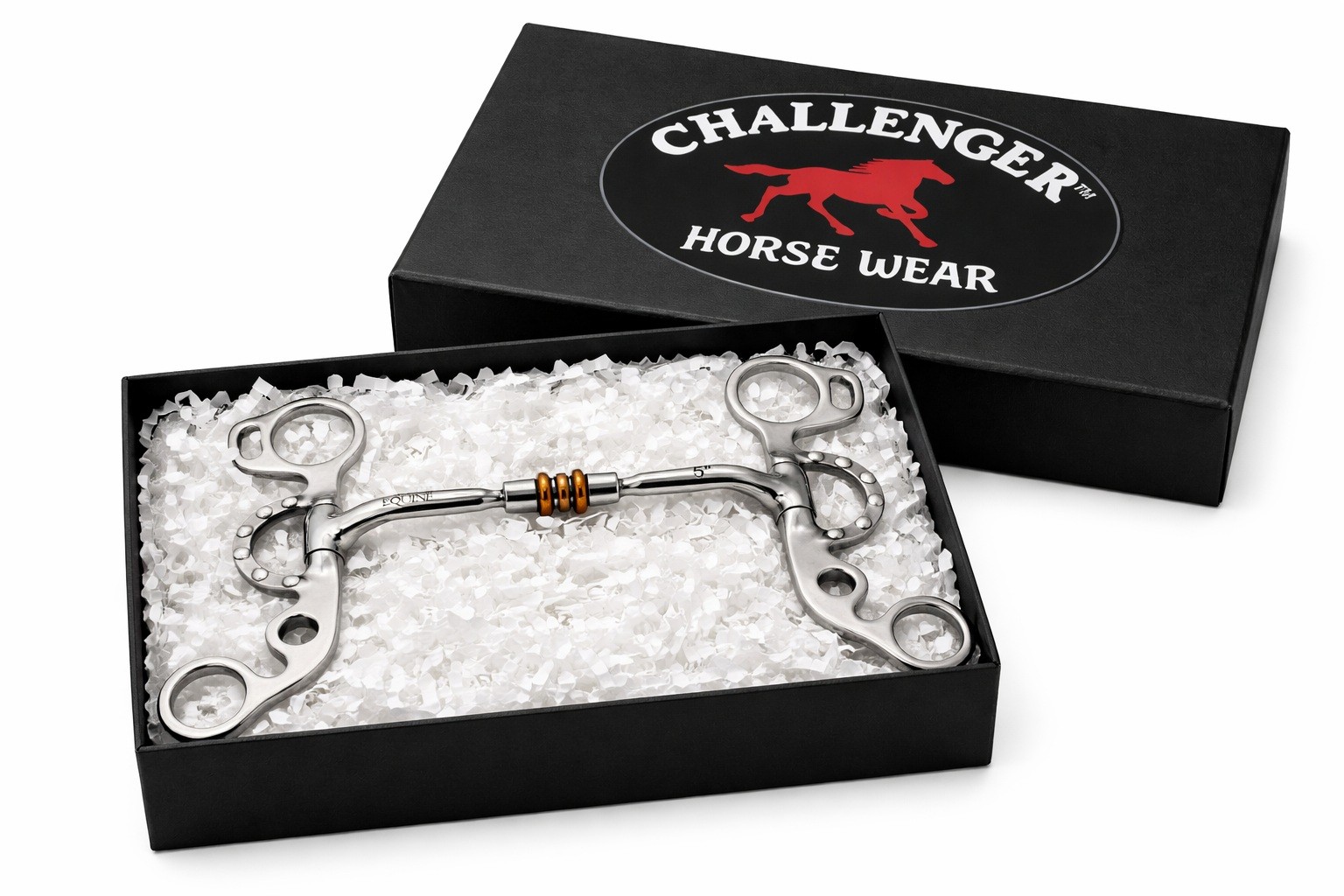 Argentine Jointed Copper Roller Mouth Short Shank Horse Snaffle Bit 35663C