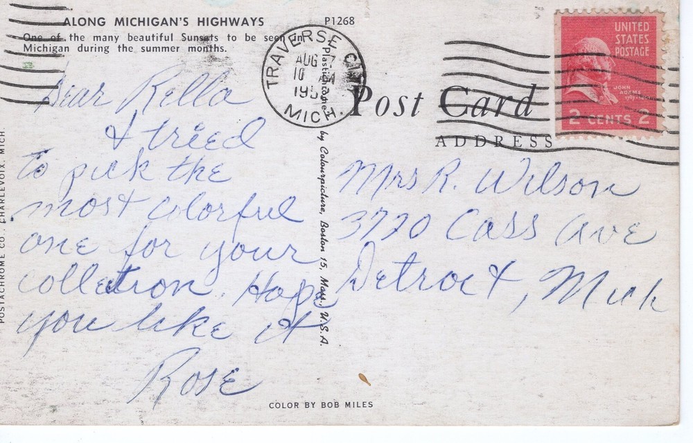 ALONG MICHIGAN'S HIGHWAYS - PC3594