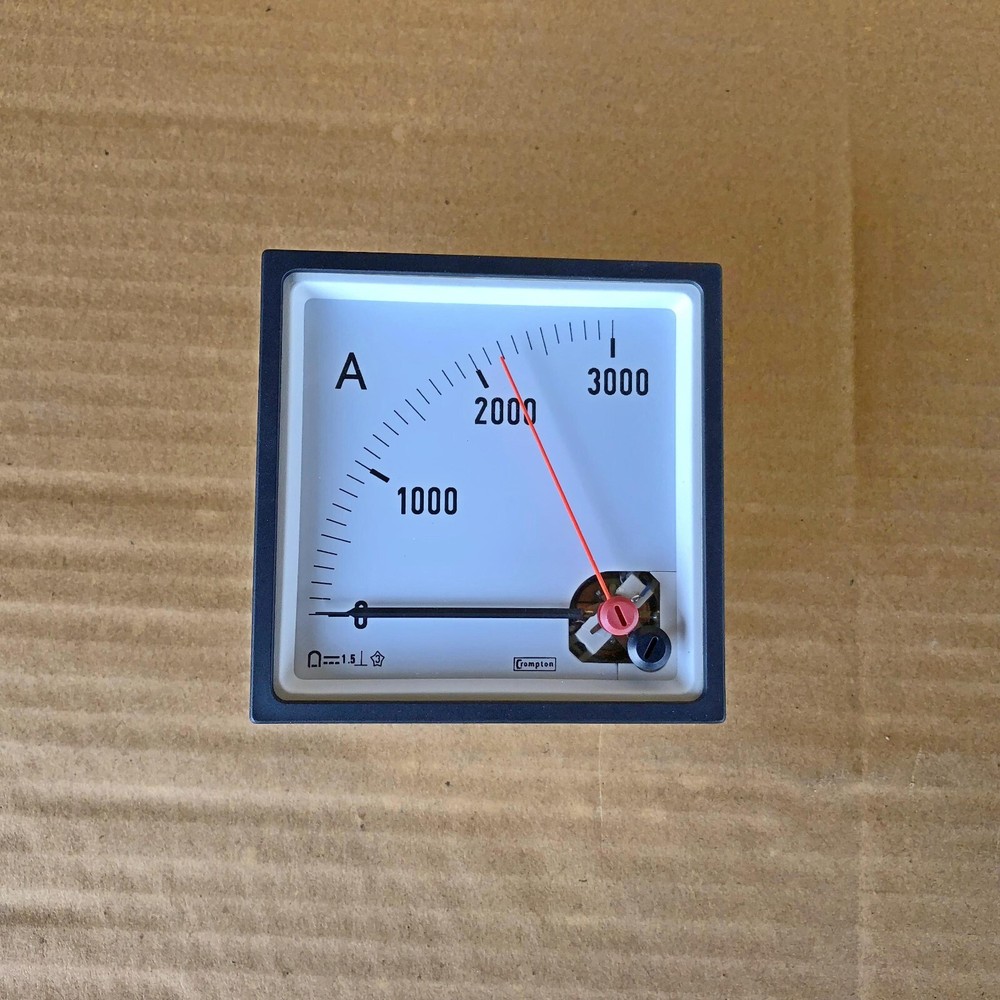 CROMPTON E24401AGFAWHER AMP METER 123769 M627P