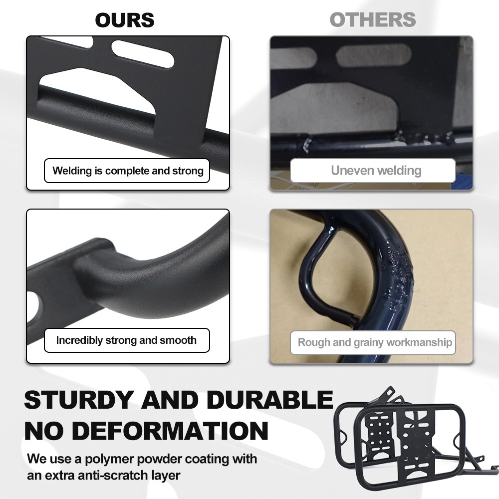 Fit For HONDA CRF250L 2012-2020 Rear Luggage Rack & Side Carrier Pannier Rack