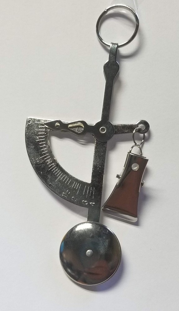 Postal Scale, small & portable analog weight detection device Small, Silver