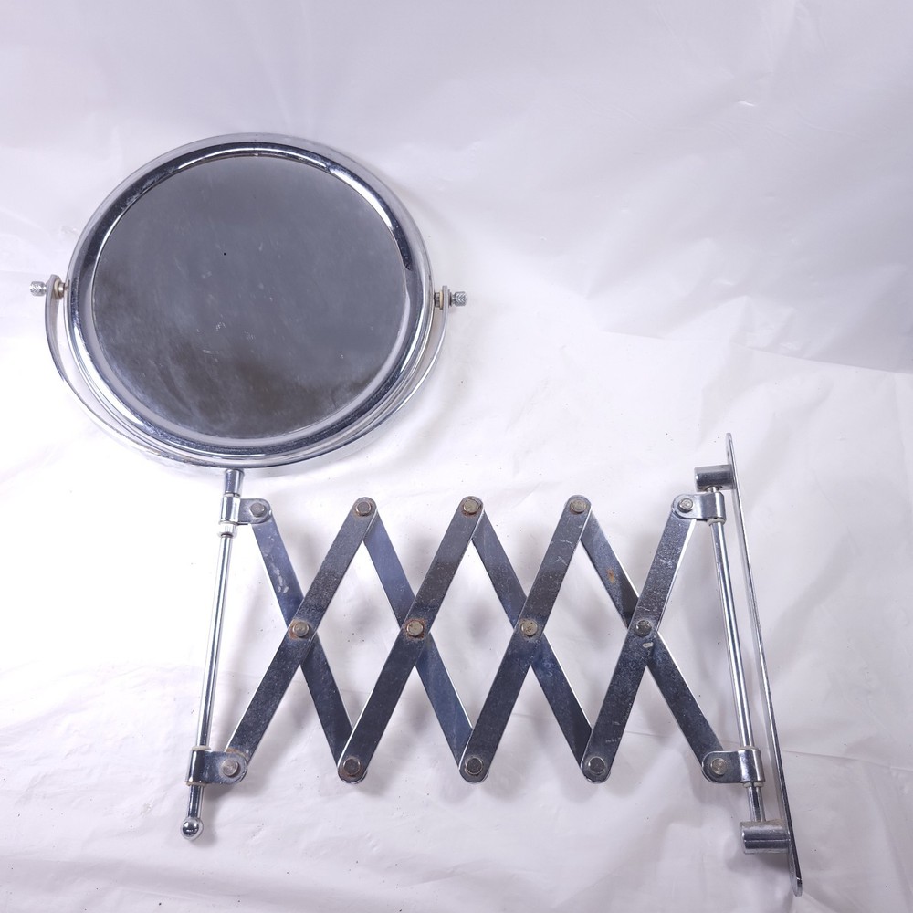 Jerdon Stainless Steel Expandable Wall Mirror