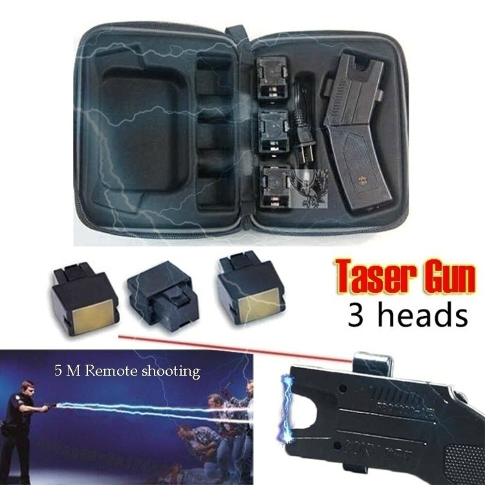 Pepper Spray And Stun Gun Combo W/ Rechargeable Flashlight