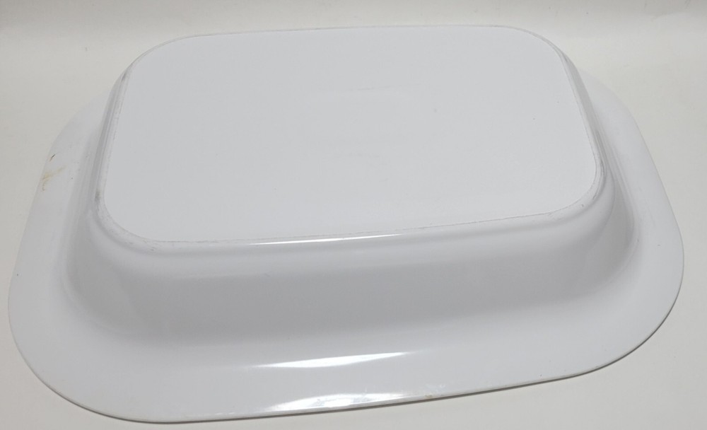 Corning Casual Elegance White Casserole Baking Serving Dish