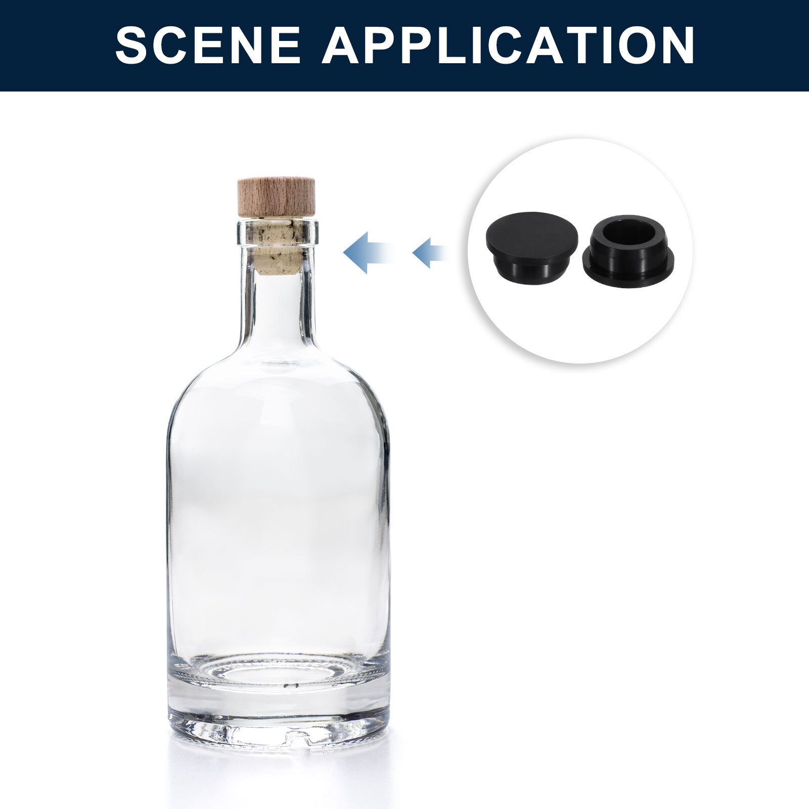 2 Pcs Plug Holes, Rubber Button Plug for 31-32mm/1.22-1.26" Hole