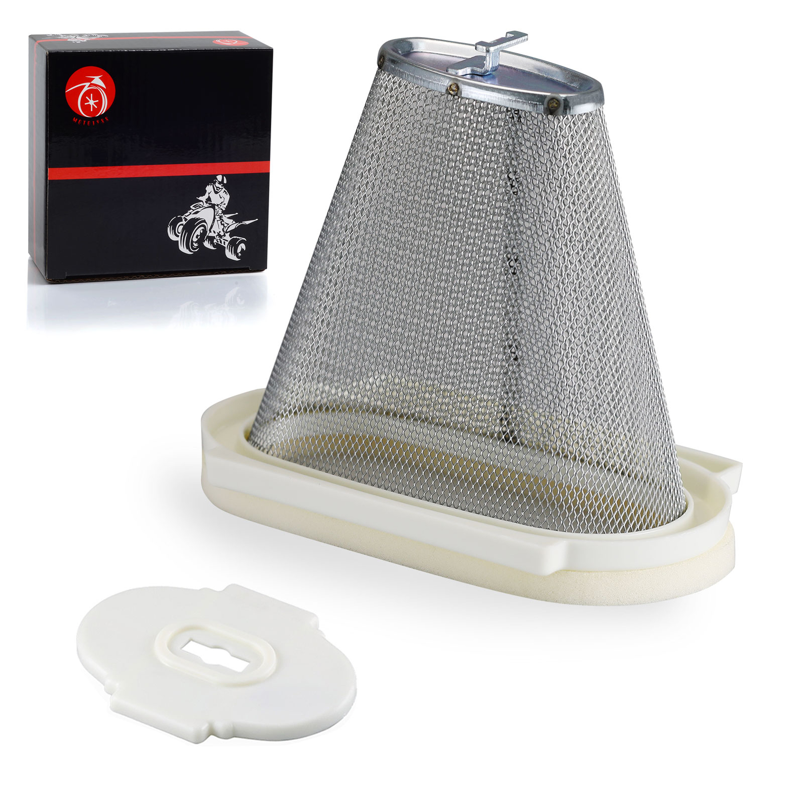 FOR YAMAHA Raptor 660 Air Filter Cage Air Box filter holder cone End Cap 2001-05