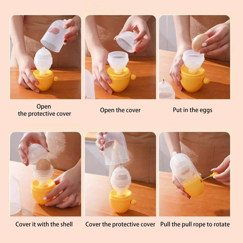 Egg Scrambler Shaker Practical Egg Spinner Kitchen Gadgets Egg Homogenizer