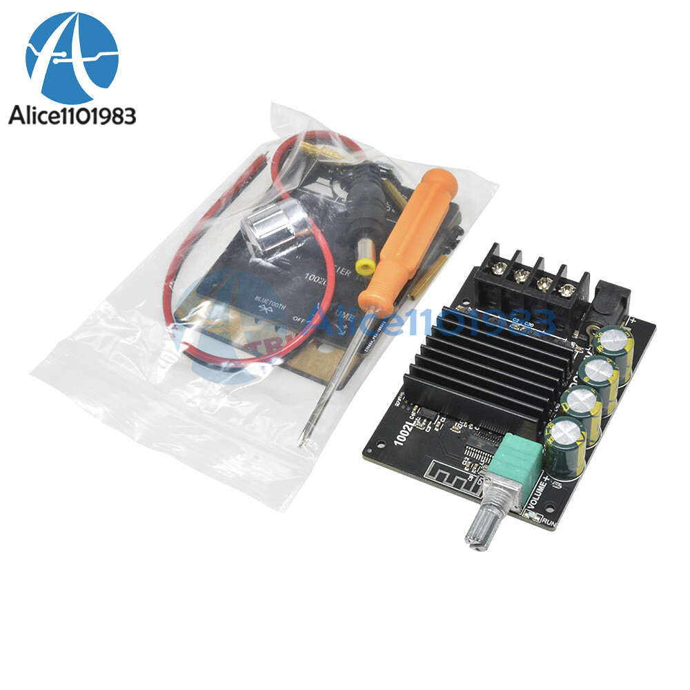 2x100W TPA3116 Mini 5.0 Bluetooth High power Amplifier Board Adjustable Button