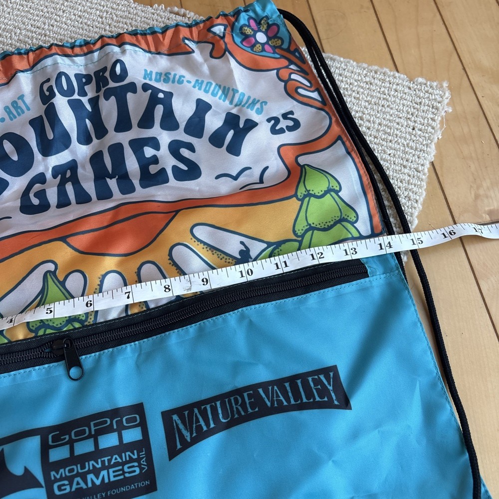 GoPro Mountain Games Pull String Bag Nylon Lightweight Vail Colorado